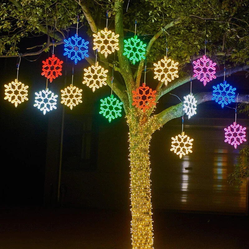 FrostGlow – Snowflake Garden Light