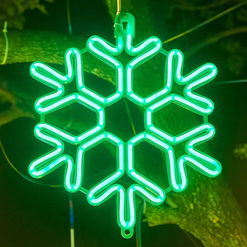 FrostGlow – Snowflake Garden Light