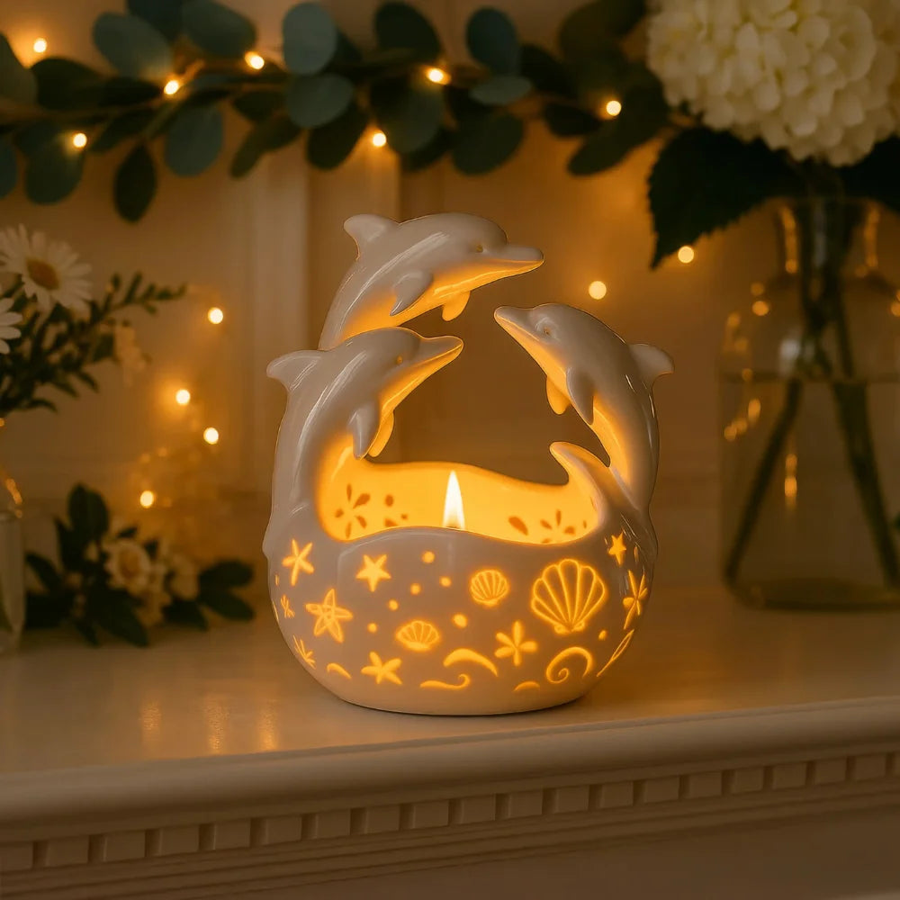Marisol – Dancing Dolphins Candle Light
