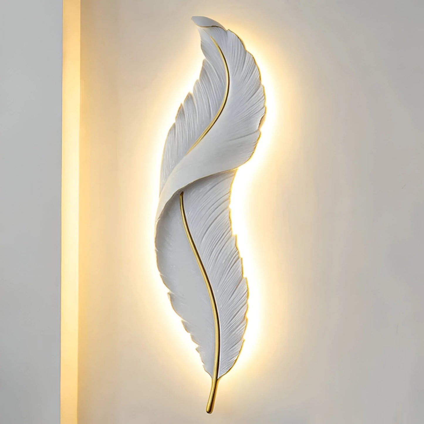 FeatherGlow – Dimmable Nordic LED Wall Light 2