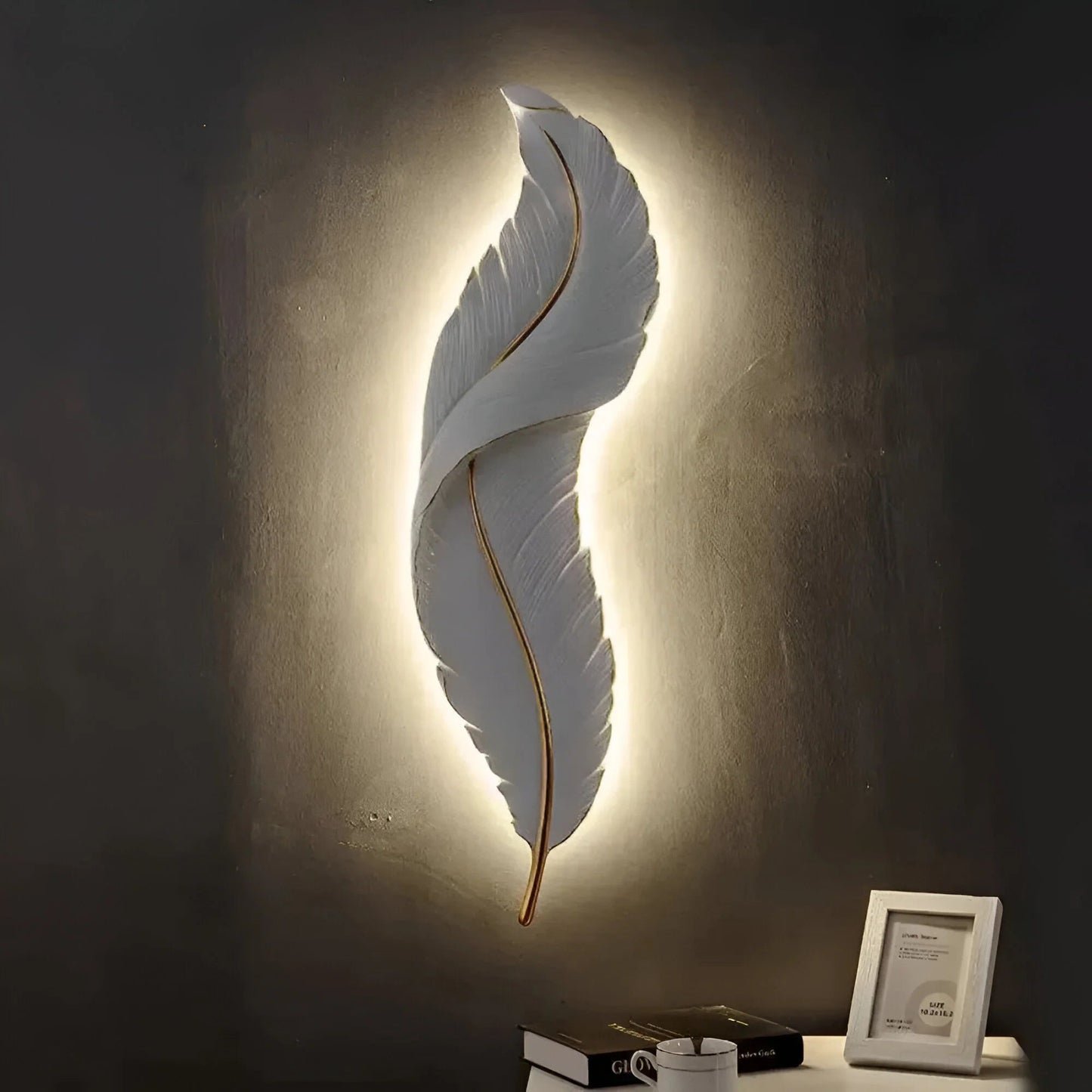 FeatherGlow – Dimmable Nordic LED Wall Light 3