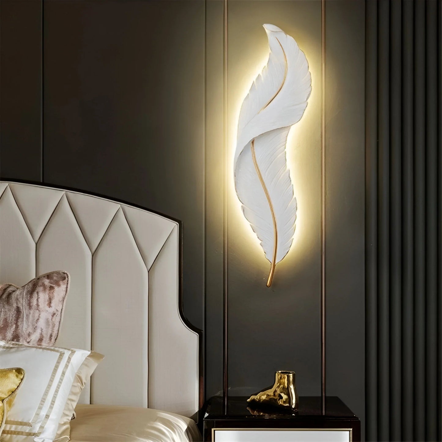 FeatherGlow – Dimmable Nordic LED Wall Light 4