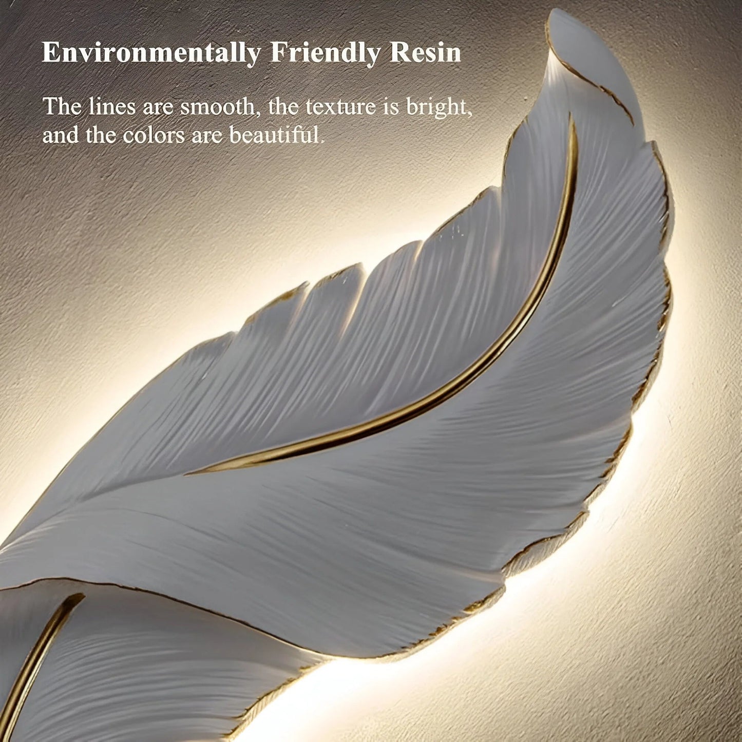 FeatherGlow – Dimmable Nordic LED Wall Light 6