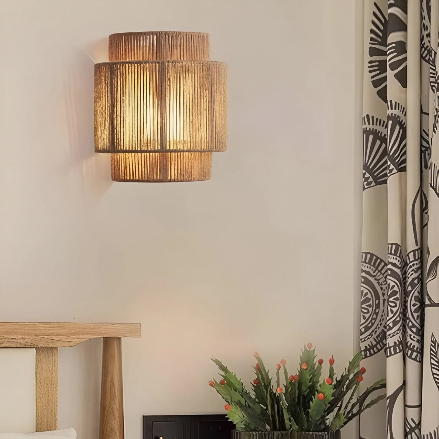 LumiRope – Natural Hemp Rope Wall Light 0