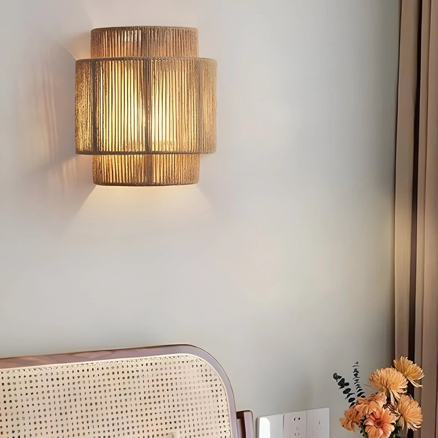 LumiRope – Natural Hemp Rope Wall Light 1