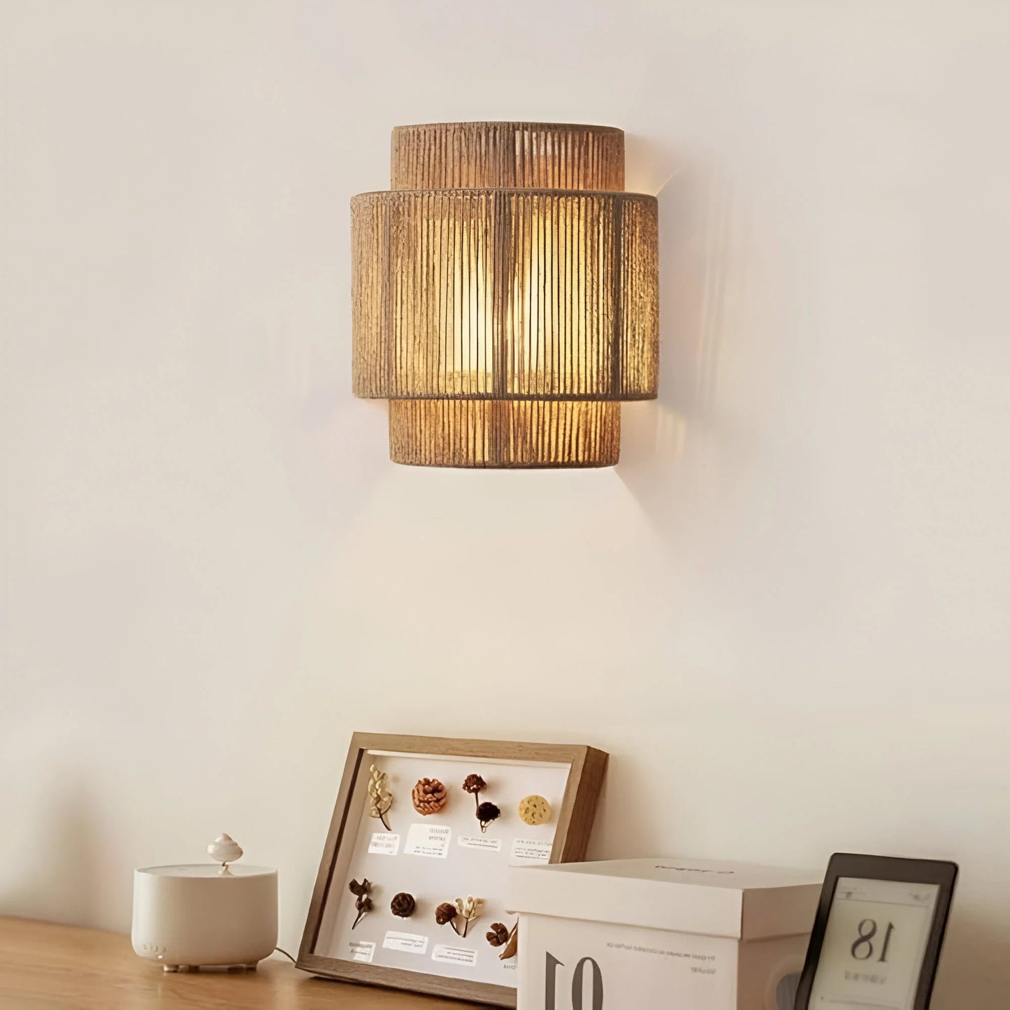 LumiRope – Natural Hemp Rope Wall Light 2