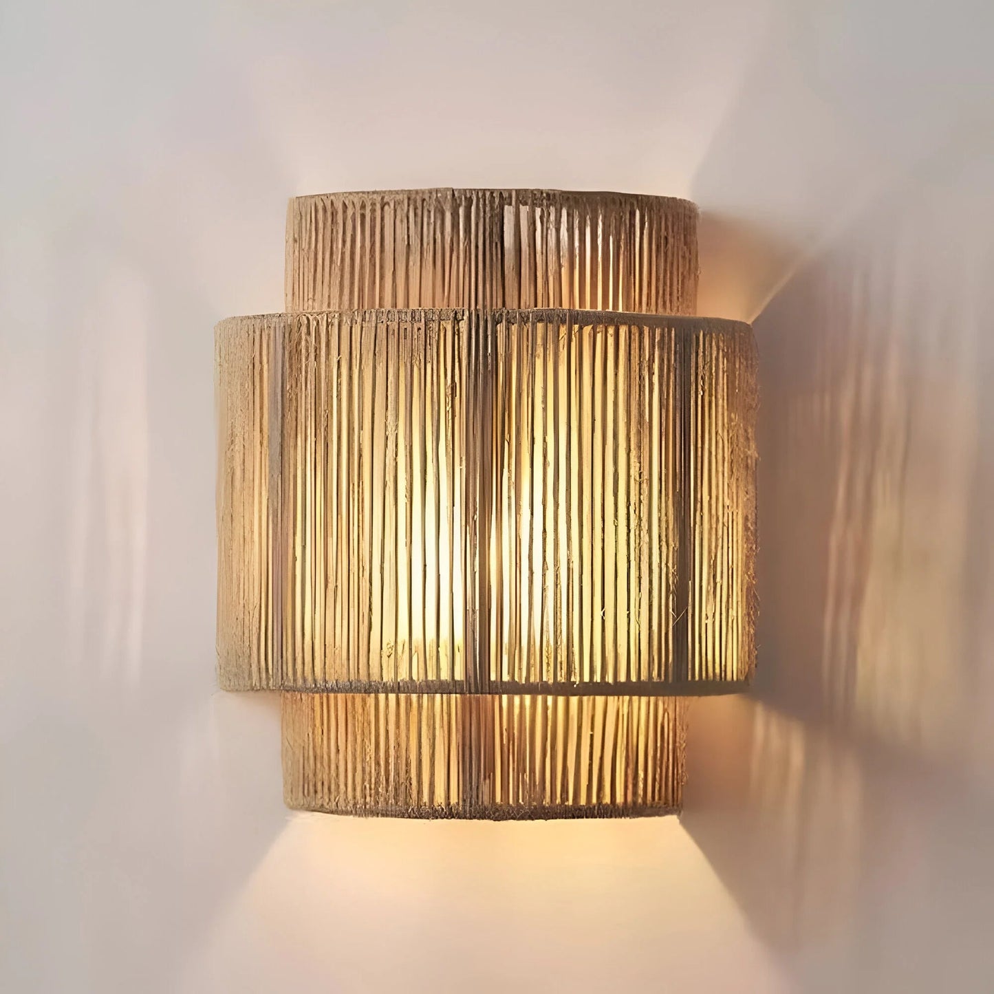 LumiRope – Natural Hemp Rope Wall Light 3