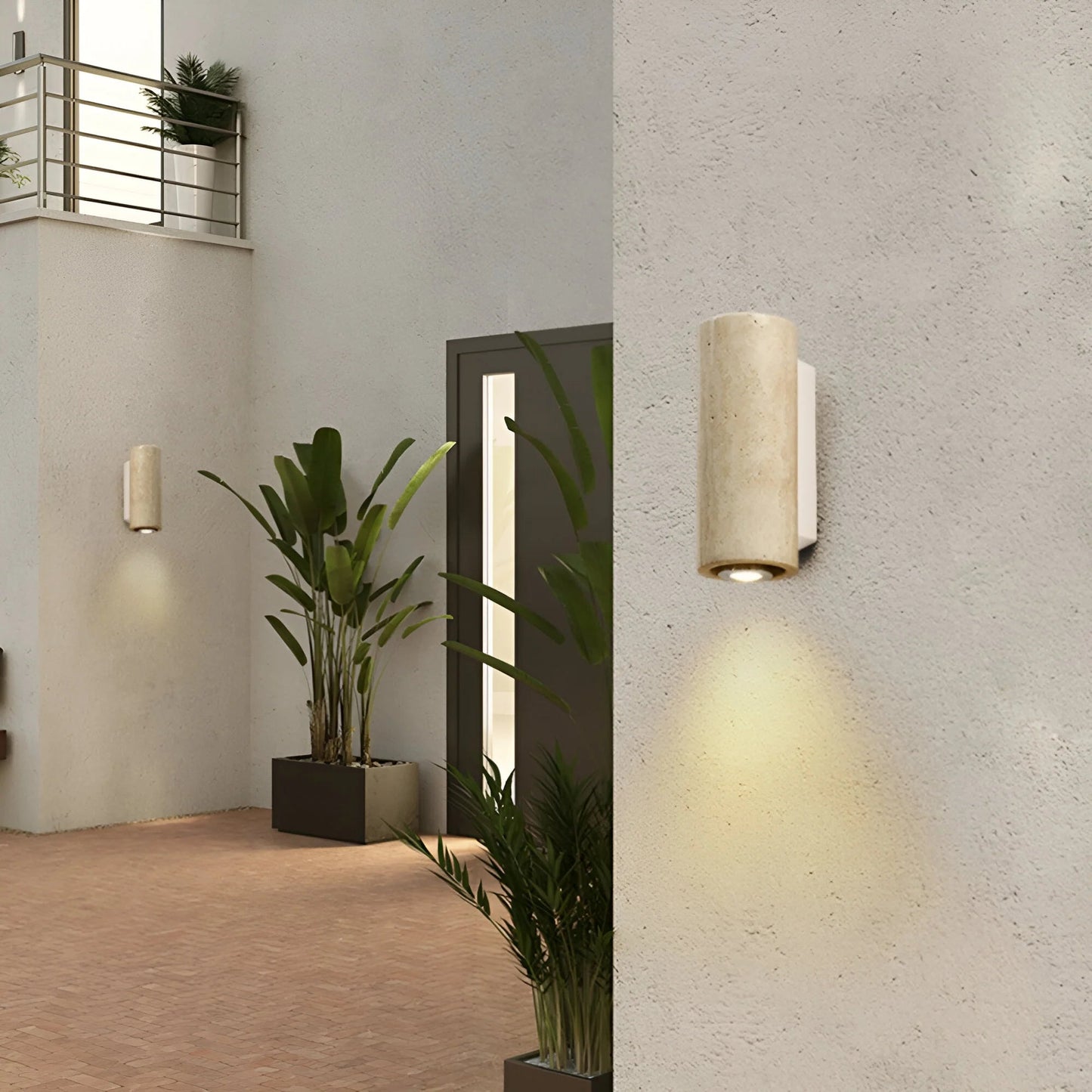 StoneLuxe – Natural Travertine Wall Light 4