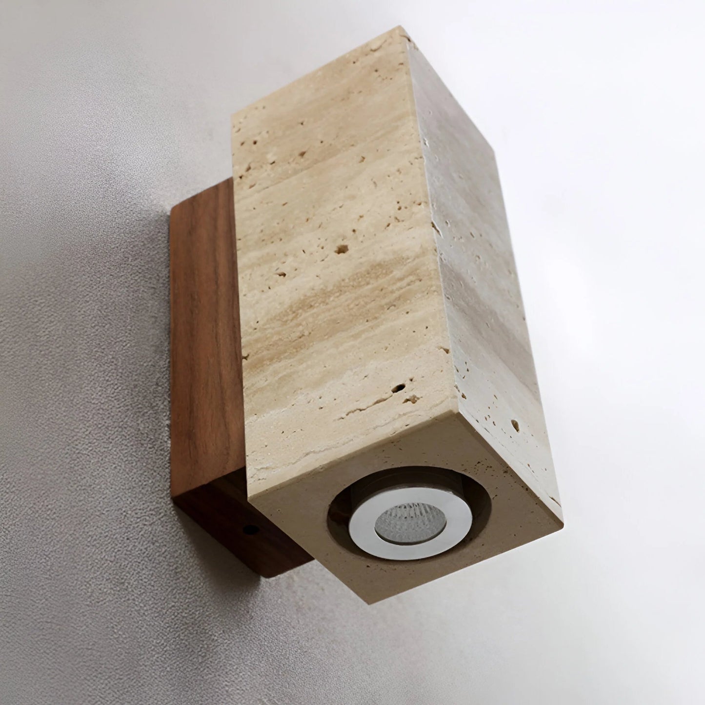 StoneLuxe – Natural Travertine Wall Light 5
