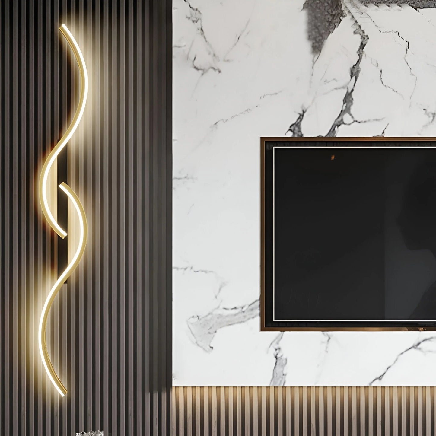 WaveGlow – Modern Curved Wall Light 2