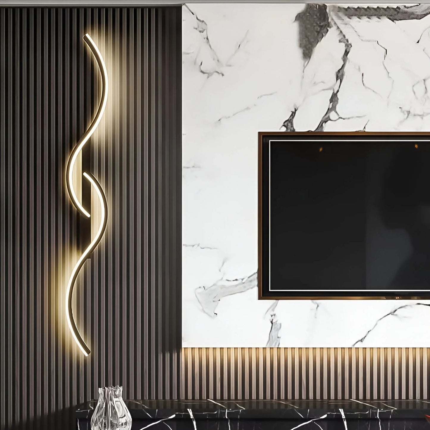 WaveGlow – Modern Curved Wall Light 4