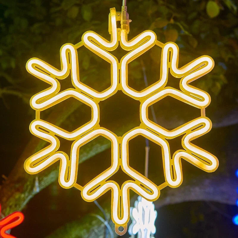 FrostGlow – Snowflake Garden Light
