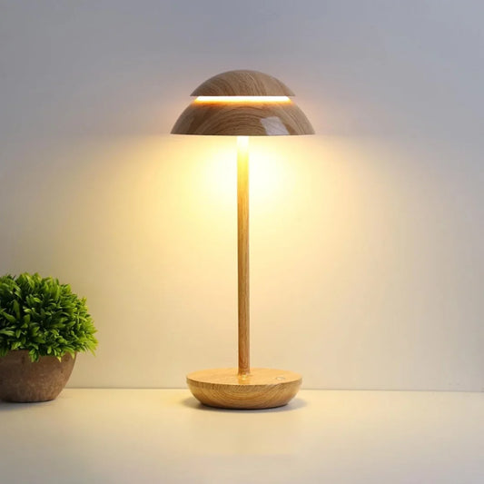 GlowPort – Wireless Mushroom LED Table Lamp