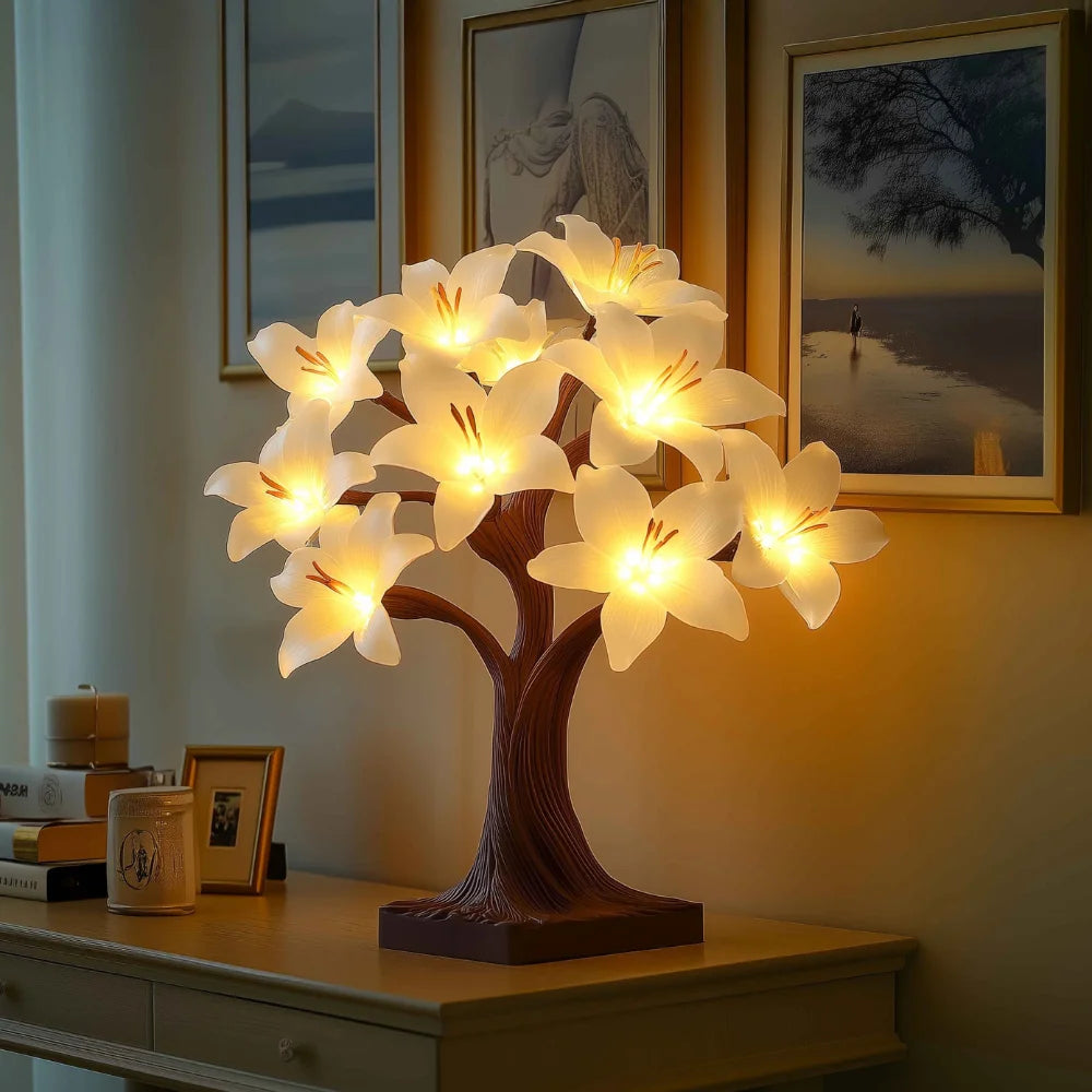 Lumora – Lunar Lily Tree Lamp