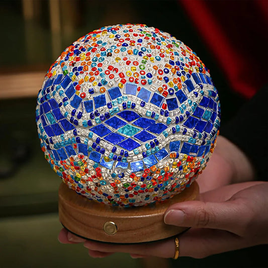 MosaGlow – Handmade Mosaic Glass Table Lamp