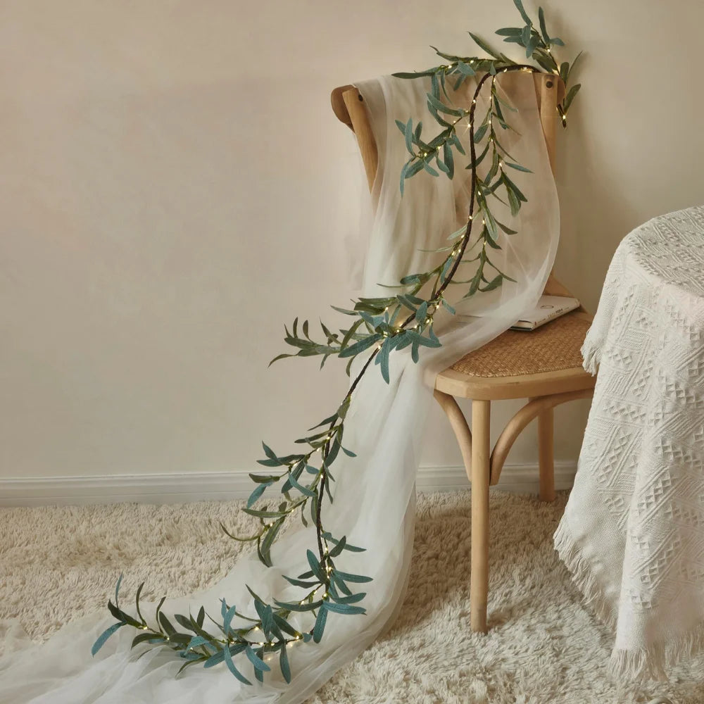 Seren – Enchanted Olive Branch Fairy Lights