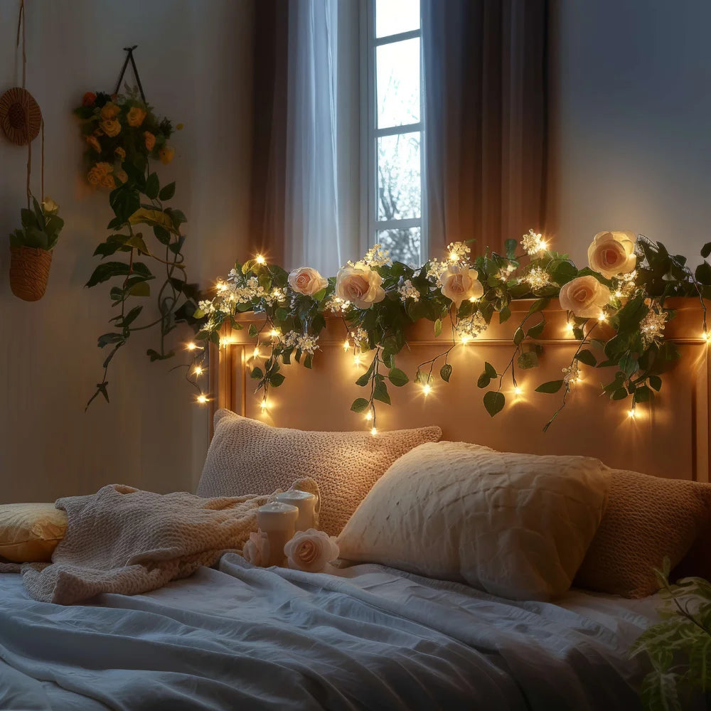 Avira – Bloom Garland with Fairy Lights