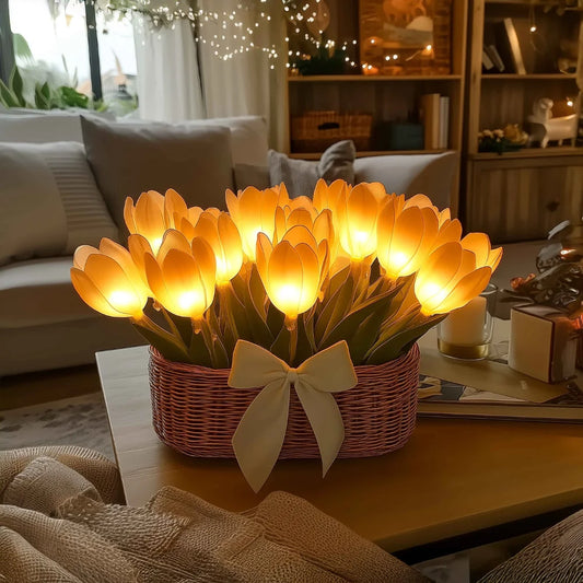 Amora – Tulip Treasure Basket Lights