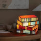 BookGlow – Stacked Books Mosaic Table Lamp