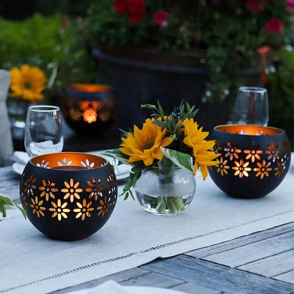 BloomGlow – Solar Waterproof Candle Table Lamp