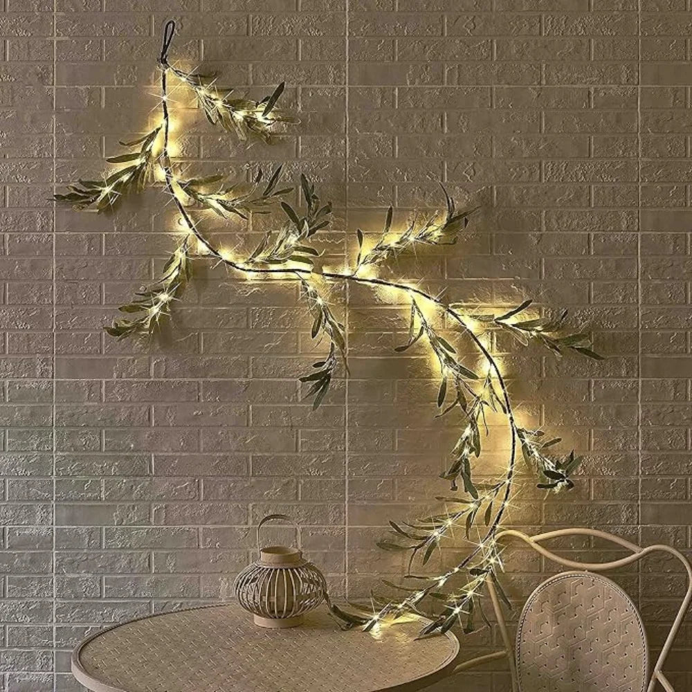 Seren – Enchanted Olive Branch Fairy Lights