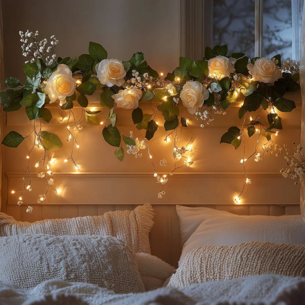 Avira – Bloom Garland with Fairy Lights