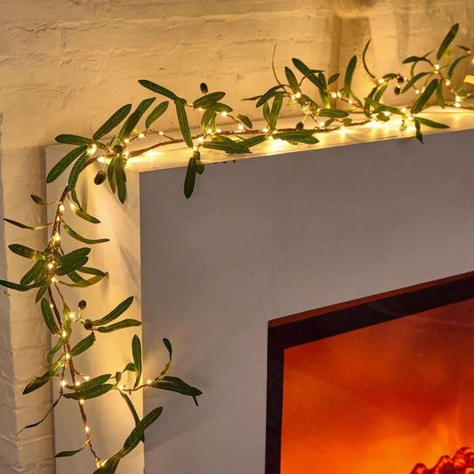 Seren – Enchanted Olive Branch Fairy Lights