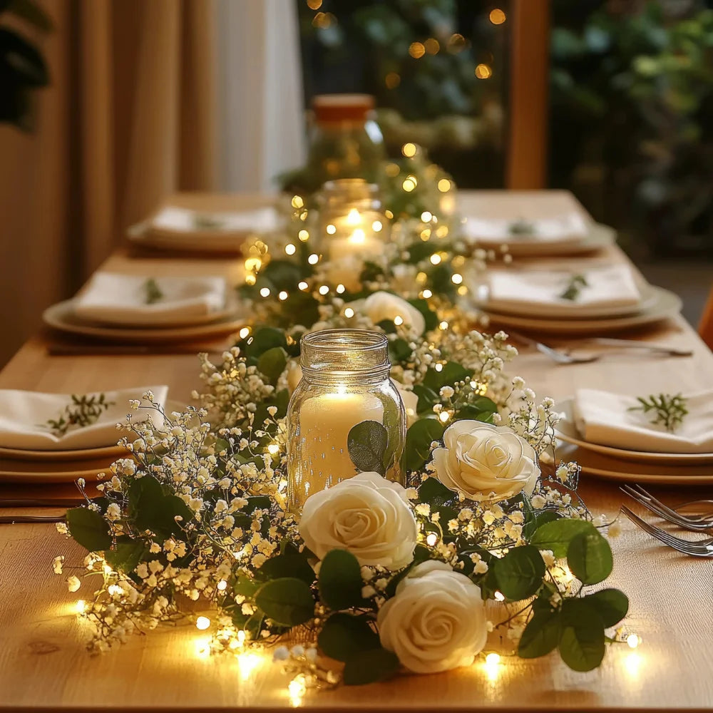 Avira – Bloom Garland with Fairy Lights