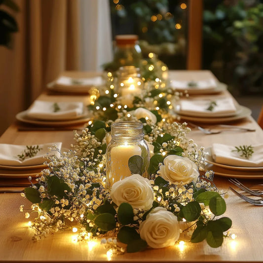 Avira – Bloom Garland with Fairy Lights