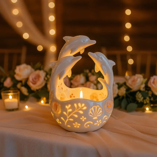Marisol – Dancing Dolphins Candle Light