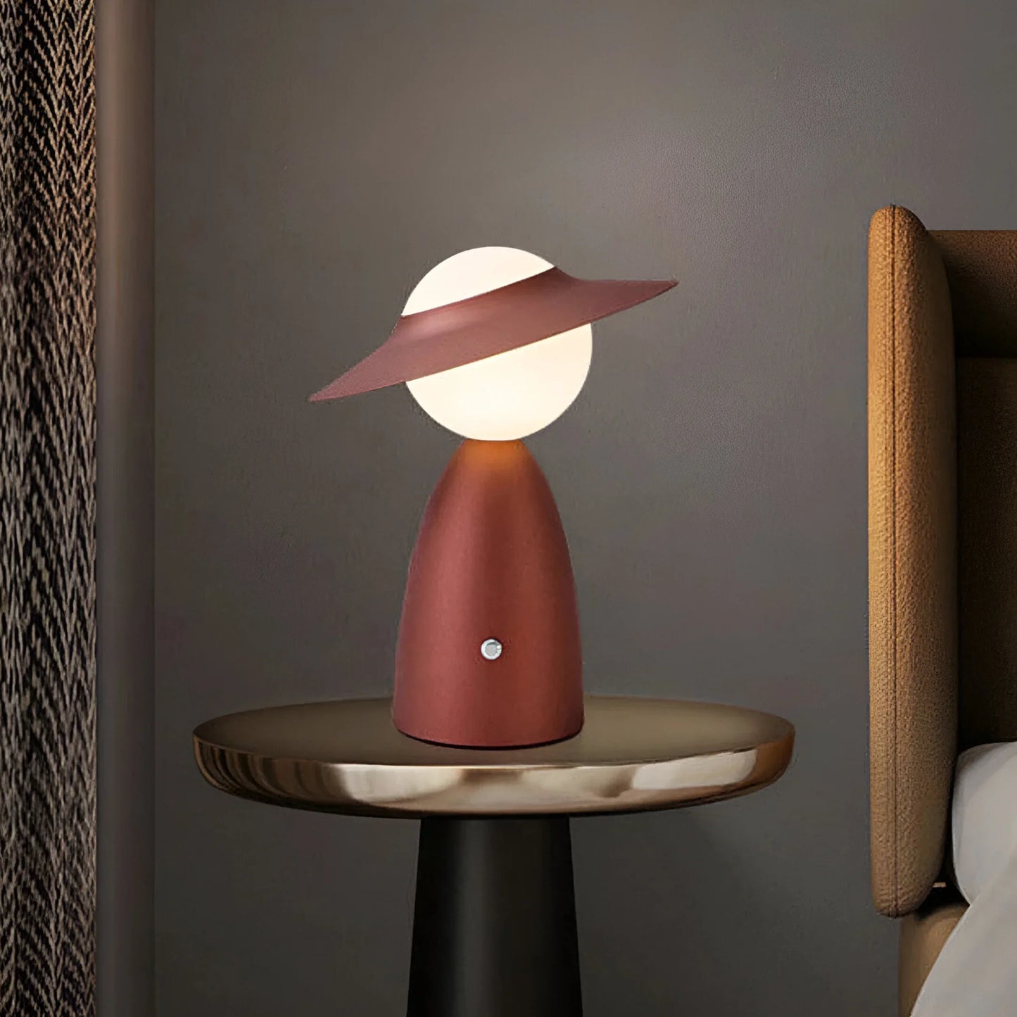 GlowEase – Wireless Rechargeable & Portable Table Lamp