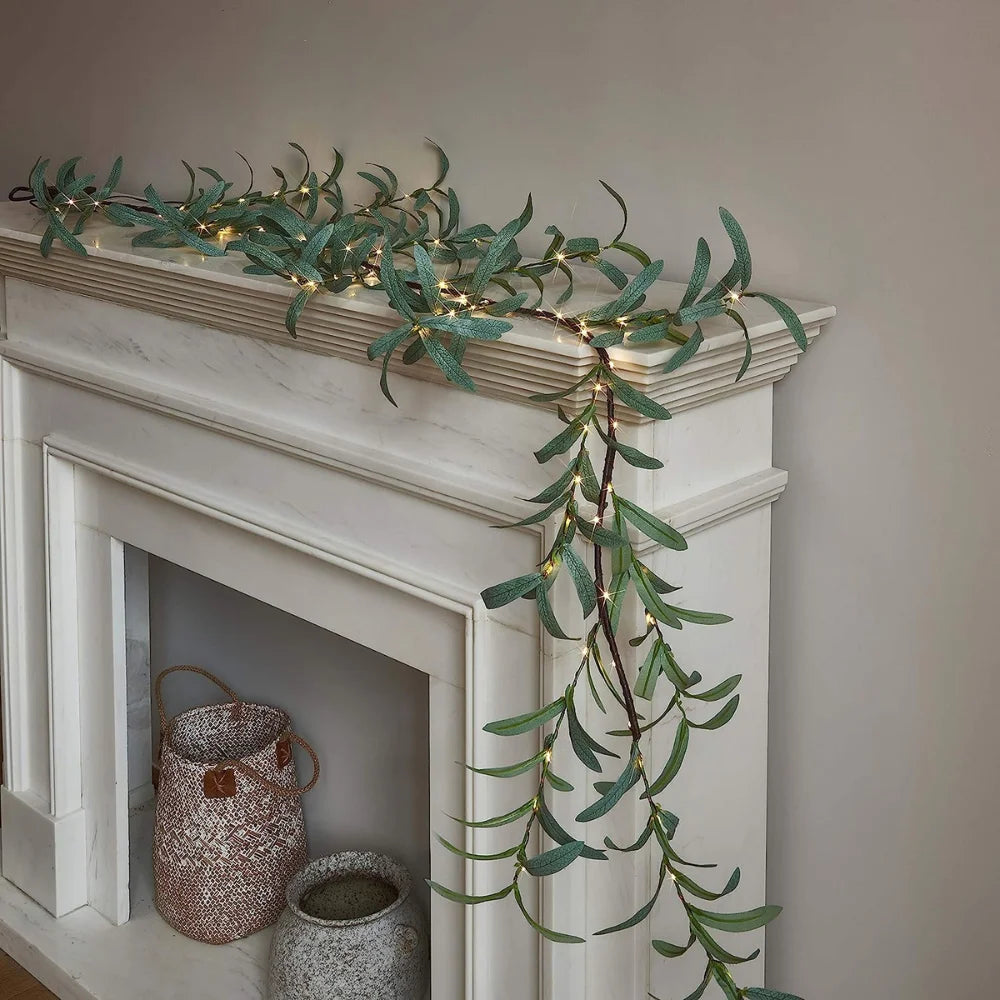 Seren – Enchanted Olive Branch Fairy Lights