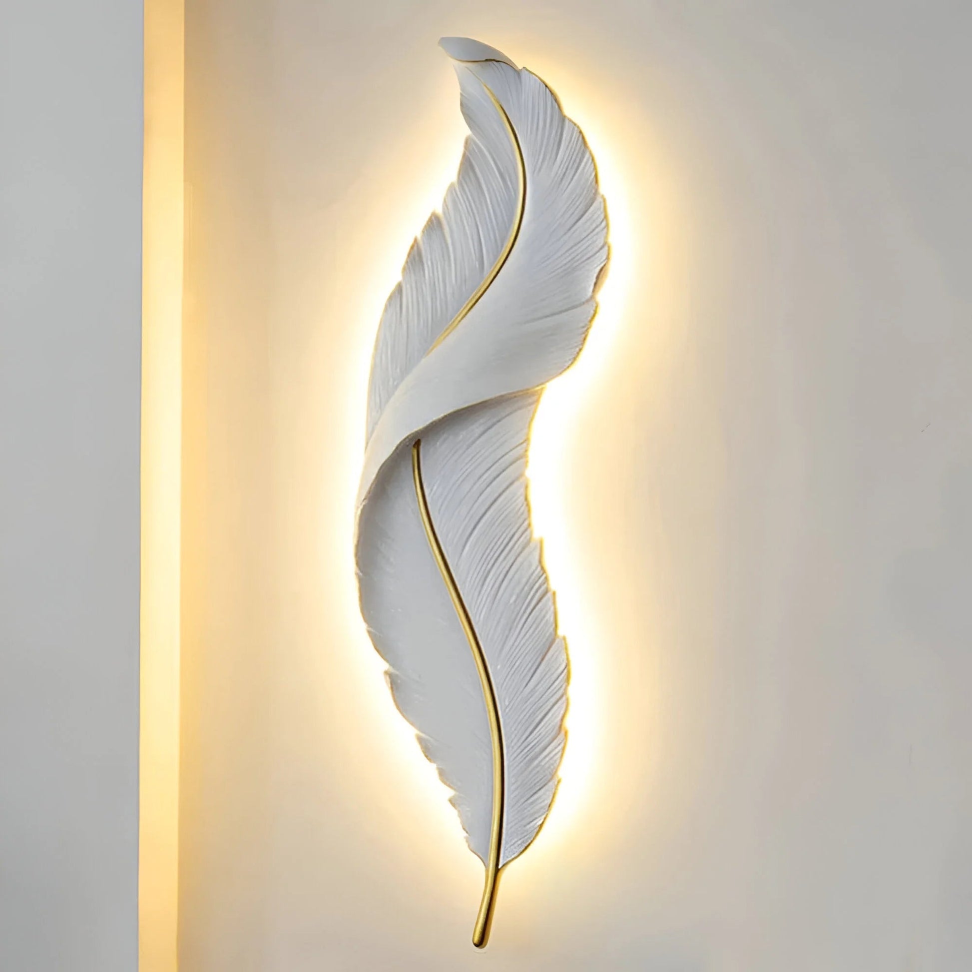 FeatherGlow – Dimmable Nordic LED Wall Light 2
