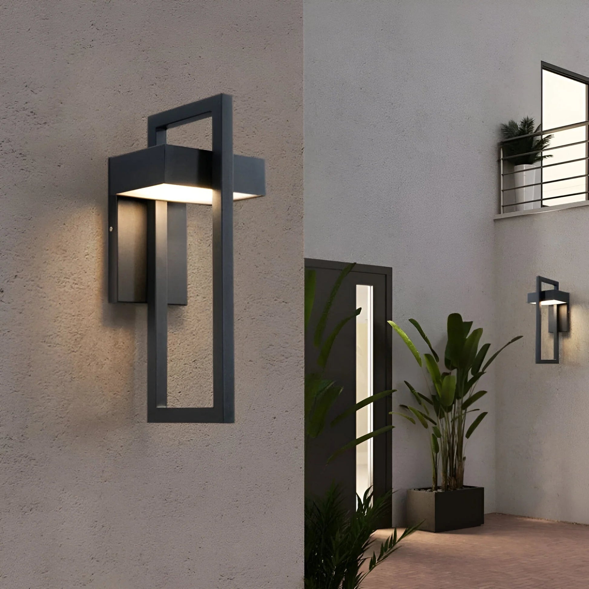 GlowCraft – WeatherProof Outdoor Wall Light 1