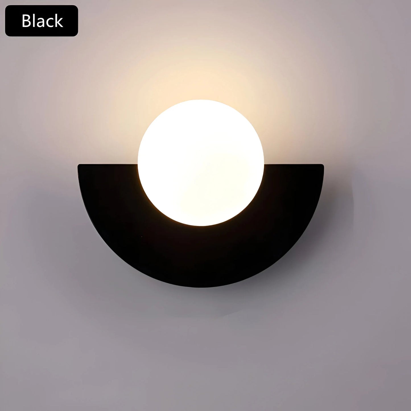 LumiGlow – Modern Semicircle Wall Light 3