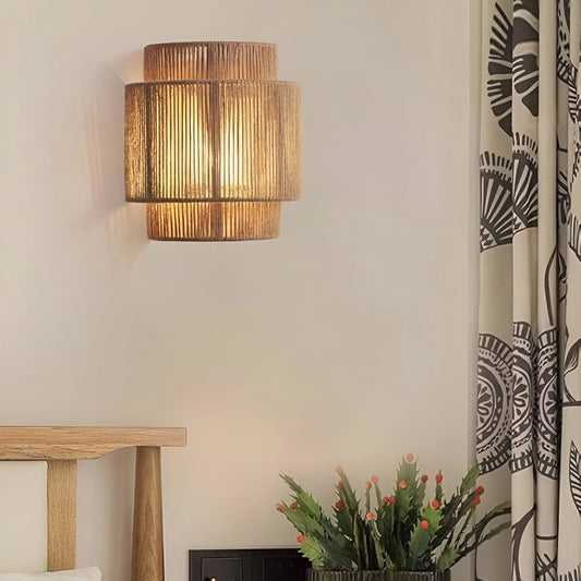 LumiRope – Natural Hemp Rope Wall Light 0