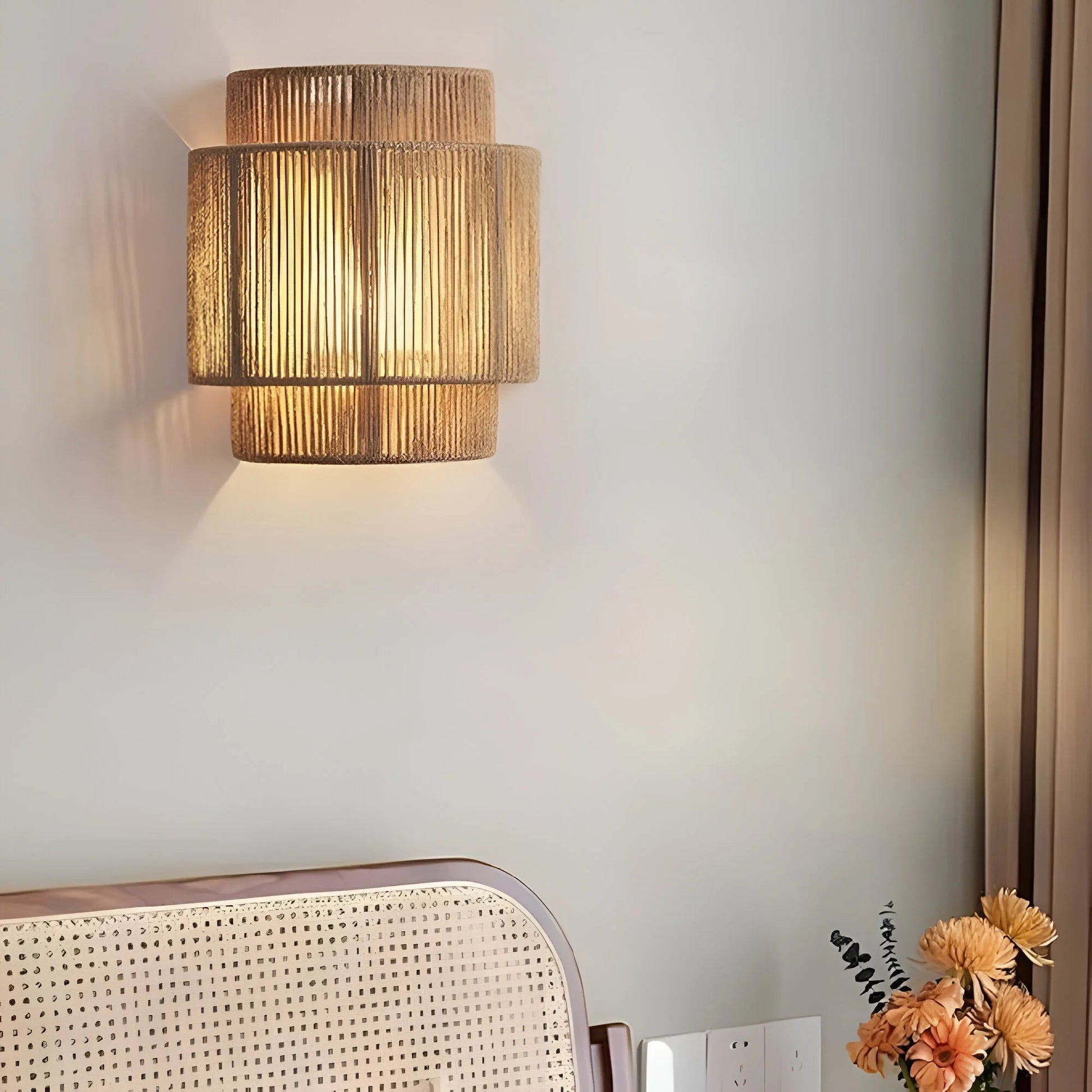 LumiRope – Natural Hemp Rope Wall Light 1