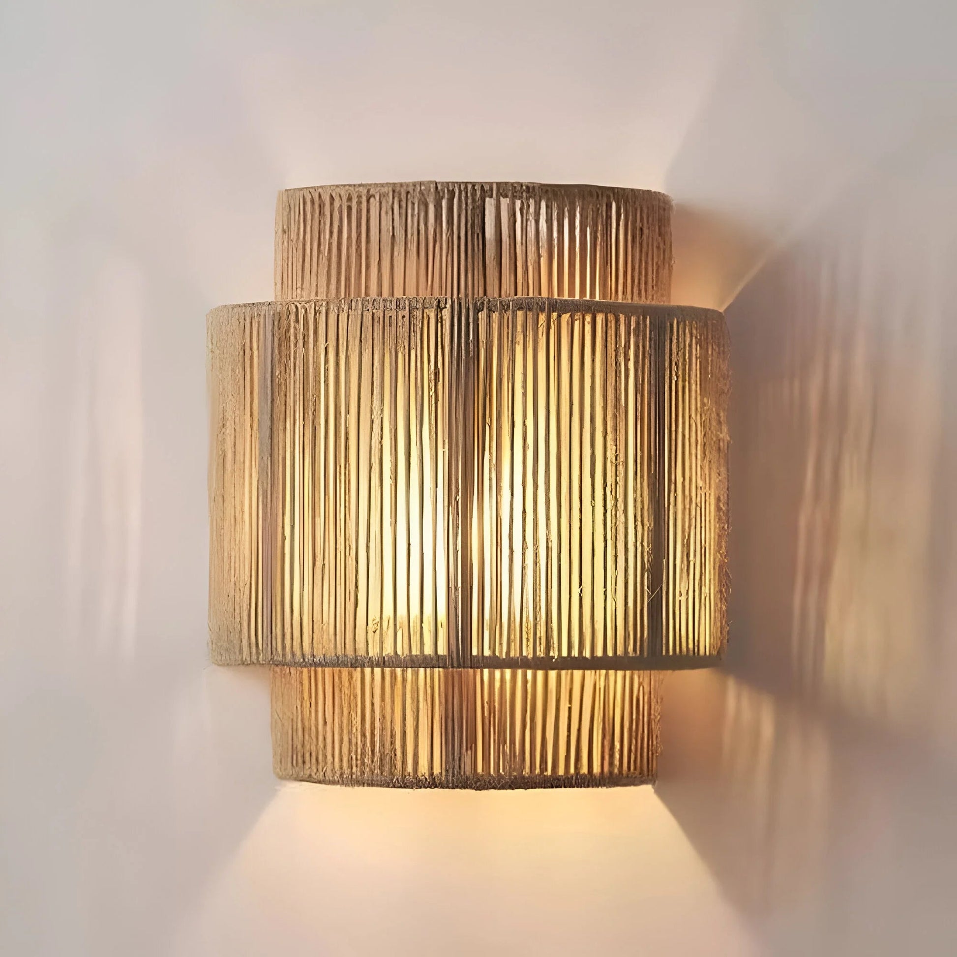 LumiRope – Natural Hemp Rope Wall Light 3