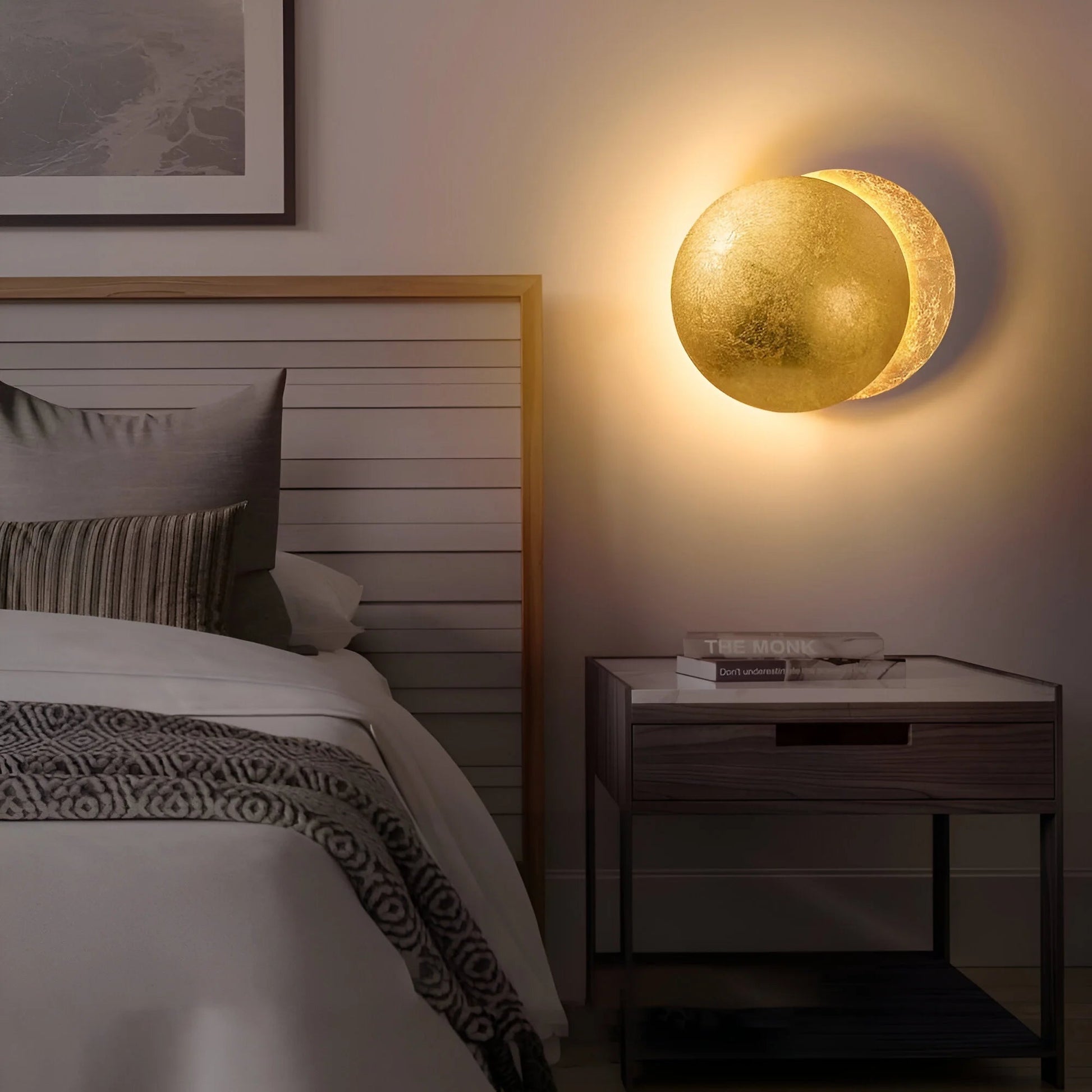 LunarGlow – Moon Phase Wall Light 1