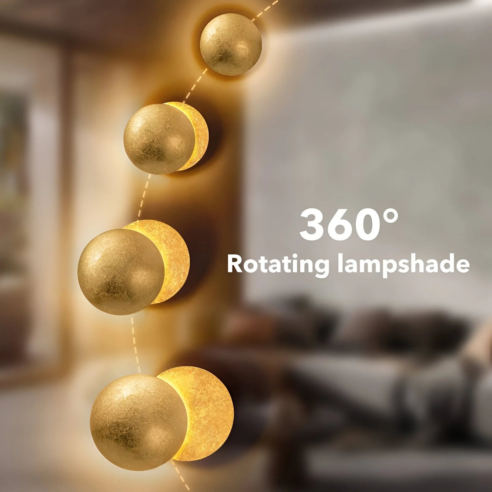 LunarGlow – Moon Phase Wall Light 7
