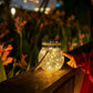 Luminara – Solar Glass Crackled Garden Light