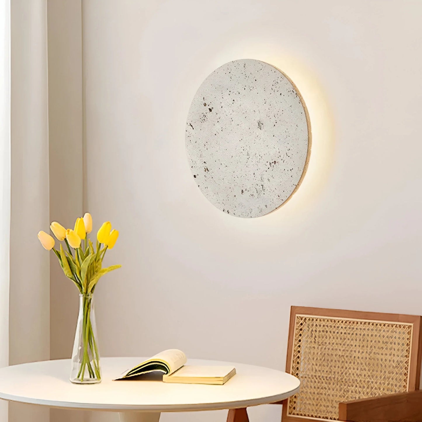 TerraLume – Round Stone Wall Light 5