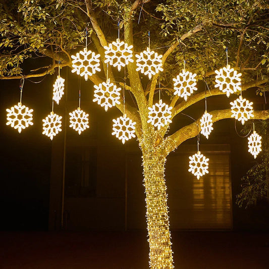 FrostGlow – Snowflake Garden Light