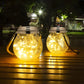 Luminara – Solar Glass Crackled Garden Light