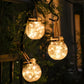 Luminara – Solar Glass Crackled Garden Light